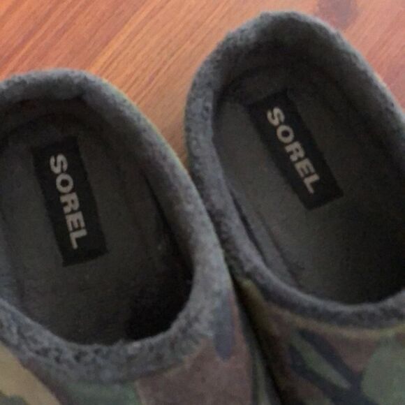 SOREL Camo Sherpa lined mule slipper youth 4 - Picture 2 of 10